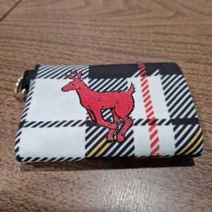 Cool Handmade Cloth Wallet With Deer Applique